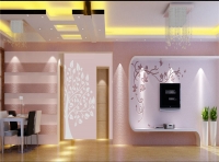 3D彩粒漆餐廳墻